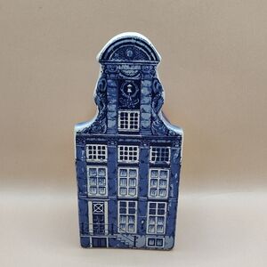Delft Blauw Porcelain Antique Canal House Hand Painted And Made in Holland